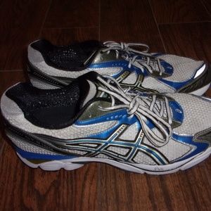 Mens Asics Gel GT-2160 Blue/Grey Running Shoes 13